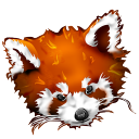 Firefox Panda Roux Icon 128x128 png